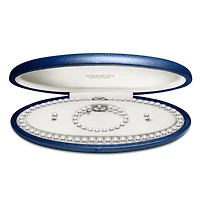 Shop 18″” akoya cultured pearl three piece set – 18k white gold clasp in Canada | La Maison Monaco