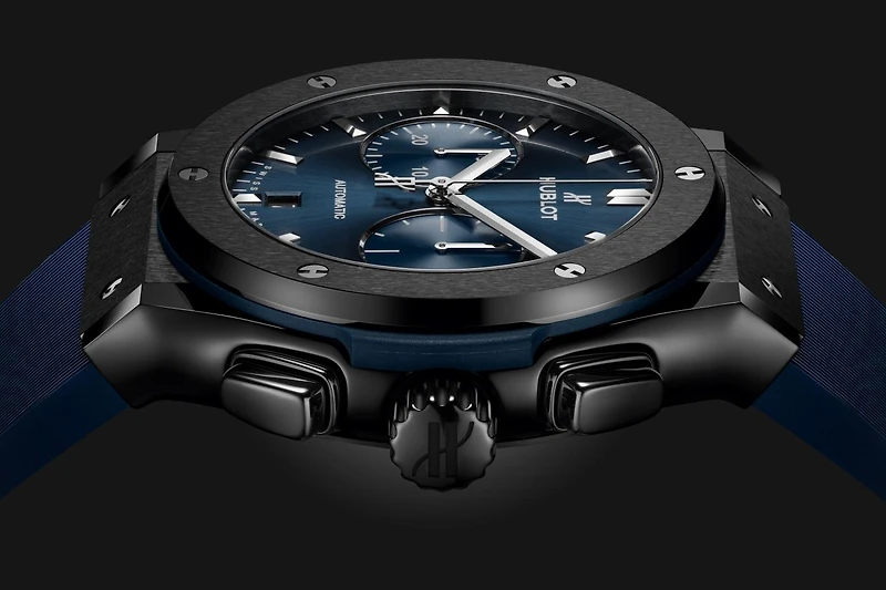 Shop classic fusion ceramic blue chronograph 45 mm in Canada | La Maison Monaco