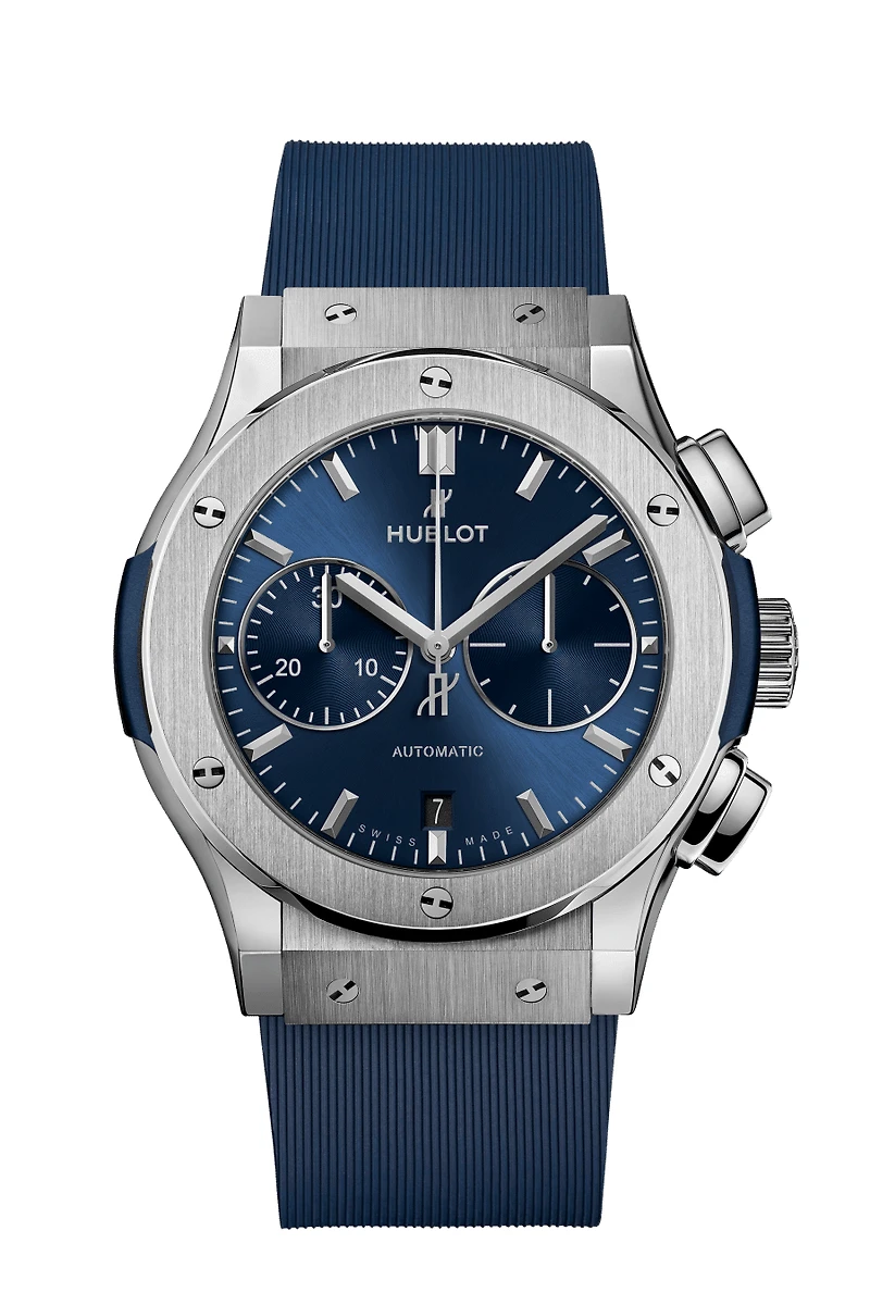 Shop classic fusion chronograph titanium blue mm in Canada | La Maison Monaco