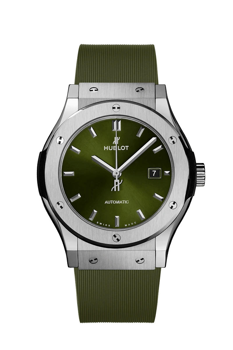 Shop classic fusion titanium green 42 mm in Canada | La Maison Monaco