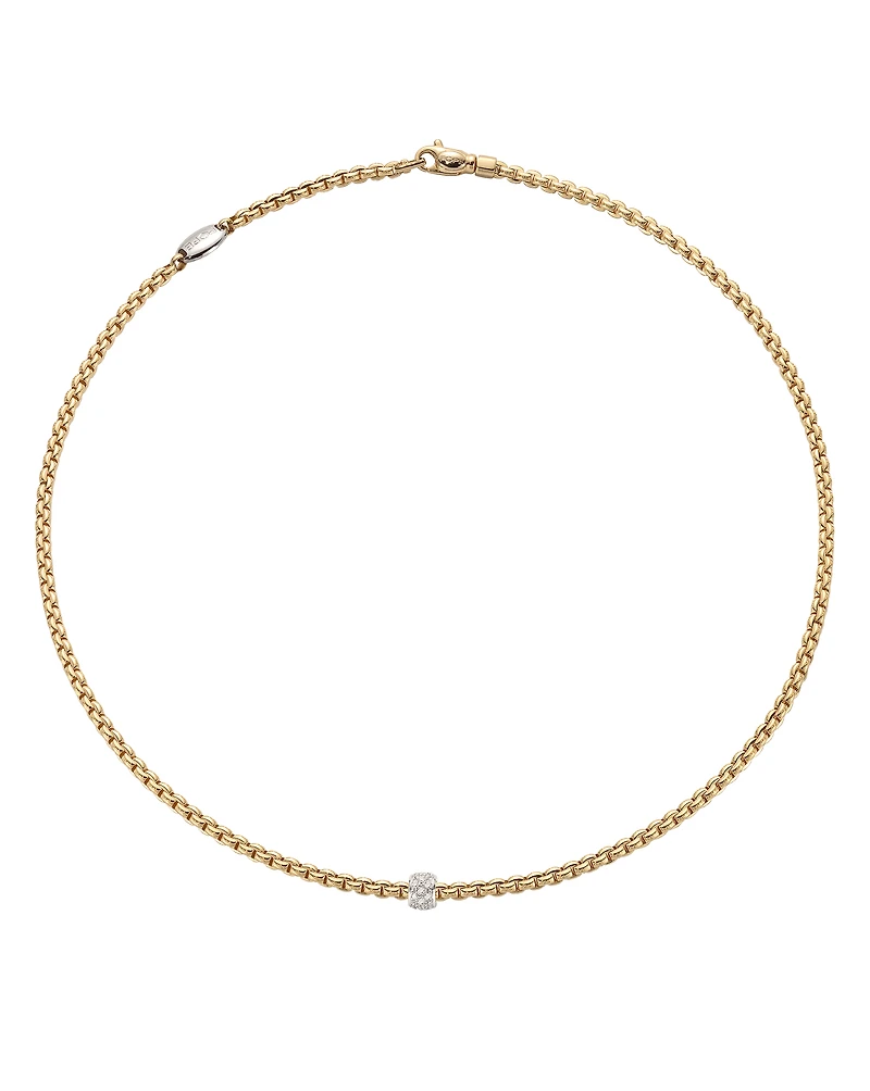 Shop necklace with diamond pave’ in Canada | La Maison Monaco