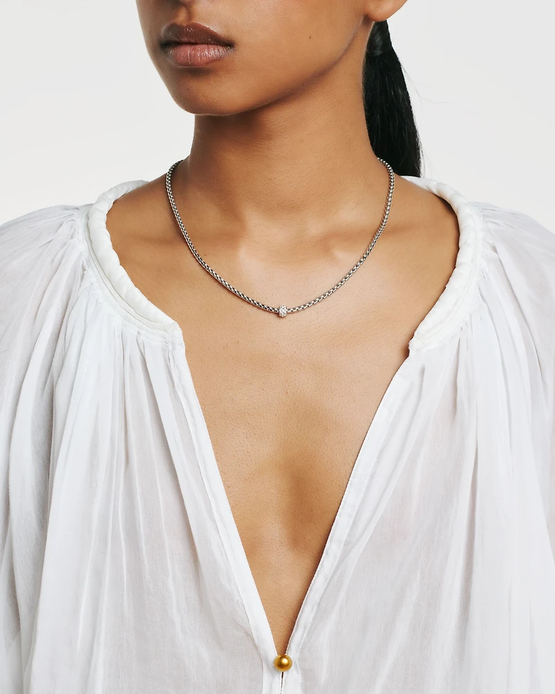 Shop necklace with diamond pave’ in Canada | La Maison Monaco