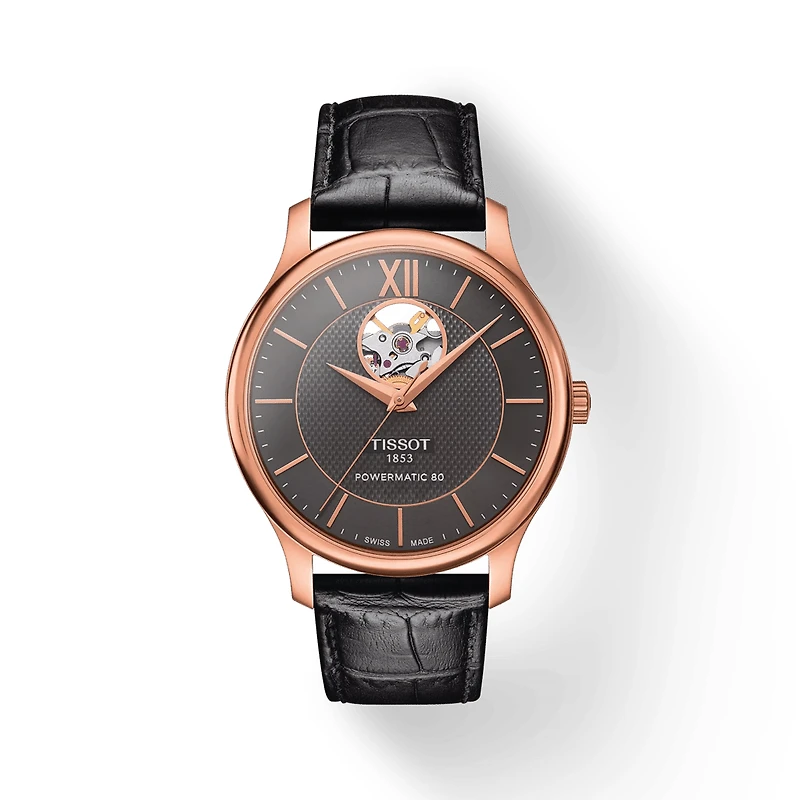 Shop tissot tradition powermatic 80 open heart in Canada | La Maison Monaco