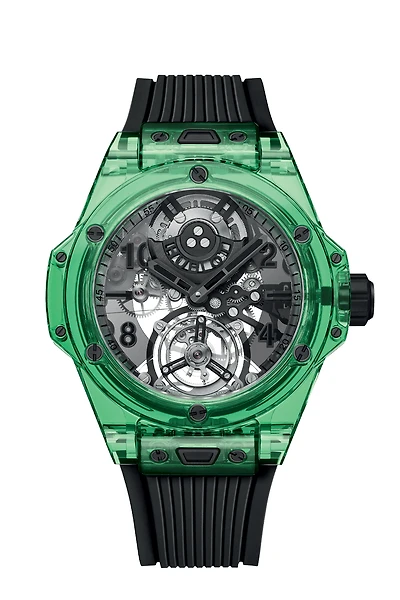 Shop big bang tourbillon automatic green saxem 44mm in Canada | La Maison MonacoShop