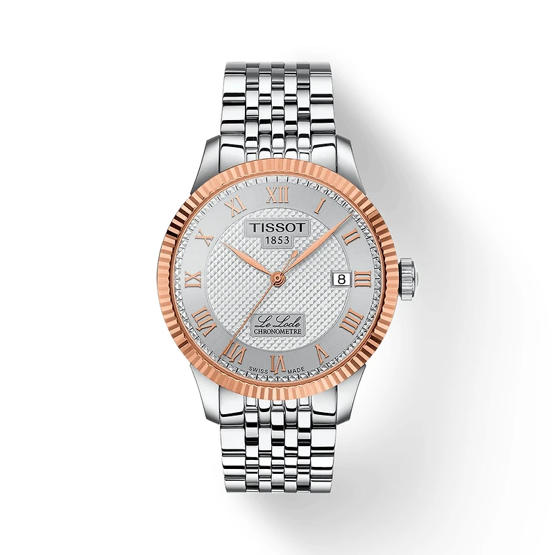 Shop tissot le locle cosc 39mm 18k gold bezel in Canada | La Maison Monaco