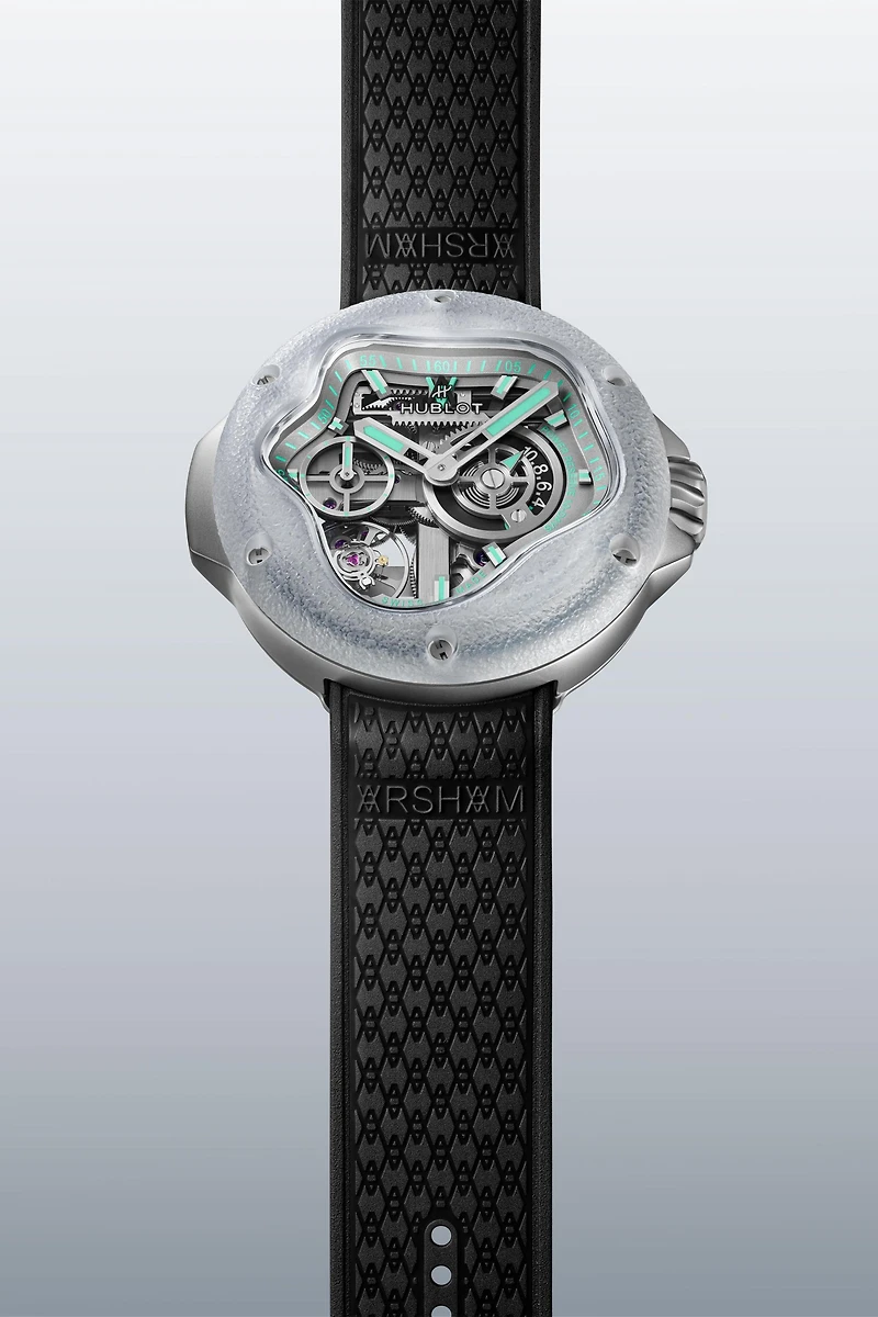 Shop mp-17 meca-10 arsham splash titanium sapphire 42mm in Canada | La Maison Monaco