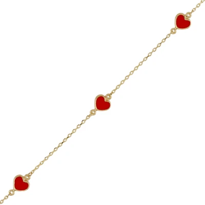 10K GOLD BRACELET - 5.75 "
