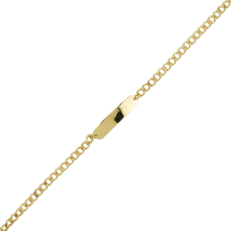 10K GOLD BRACELET - 5.75 "