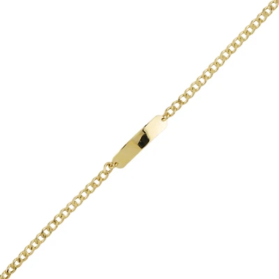 10K GOLD BRACELET - 5.75 "