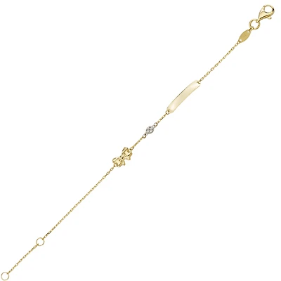 BRACELET OR JAUNE 10K - 6.25''