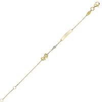BRACELET OR JAUNE 10K - 6.25''