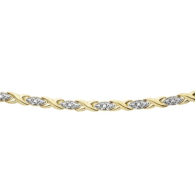 BRACELET EN OR JAUNE POUR FEMME