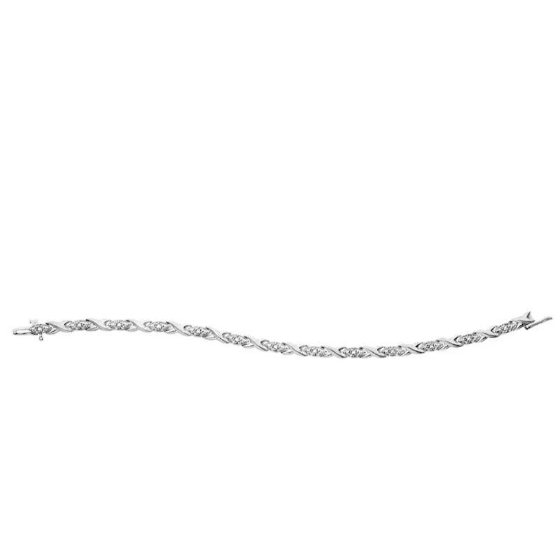 BRACELET EN OR JAUNE AVEC DIAMANTS