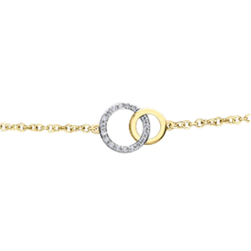 BRACELET À DIAMANTS EN OR 10K