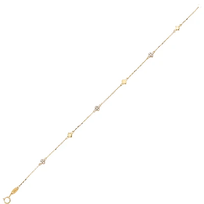 BRACELET EN OR 10K– 7.25’’