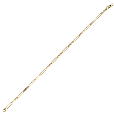 10K GOLD BRACELET - 7.25 "