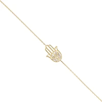 10K GOLD BRACELET - 7.25 "