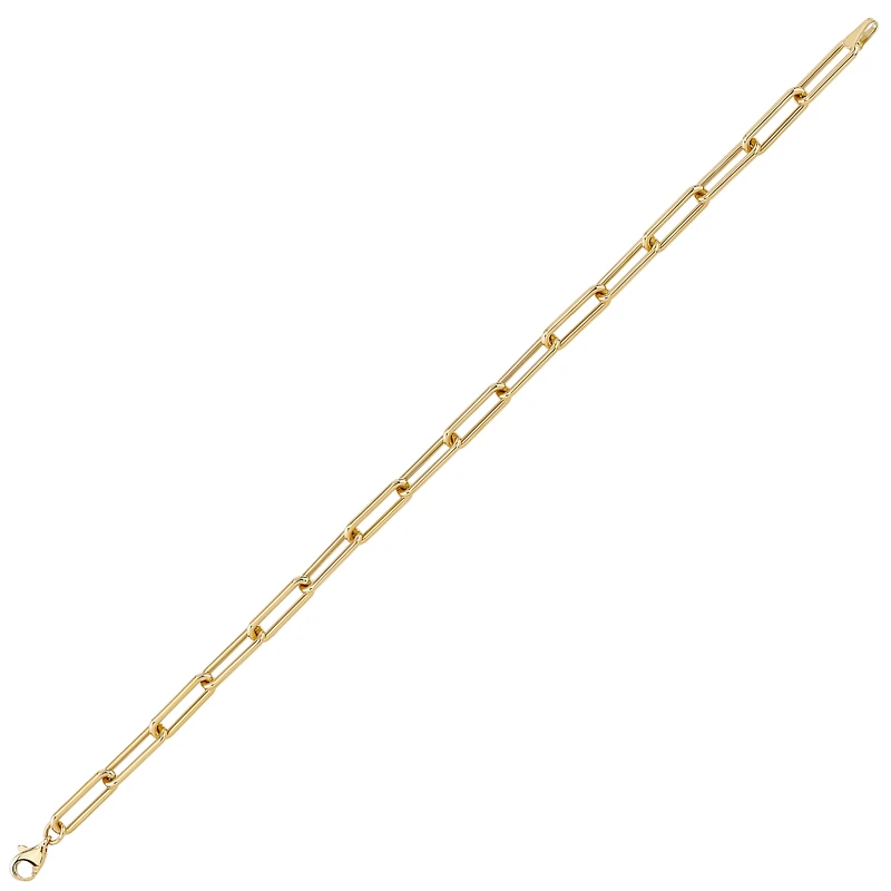 10K YELLOW GOLD BRACELET - 7.25''