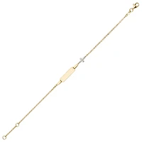 10K YELLOW GOLD BRACELET - 7.25 "