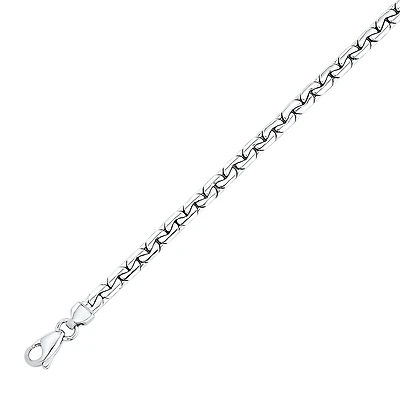 10K WHITE GOLD BRACELET - 7.5''
