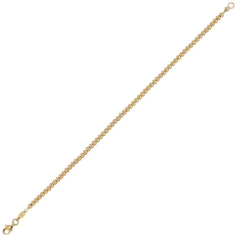 10K YELLOW GOLD BRACELET - 7.25''