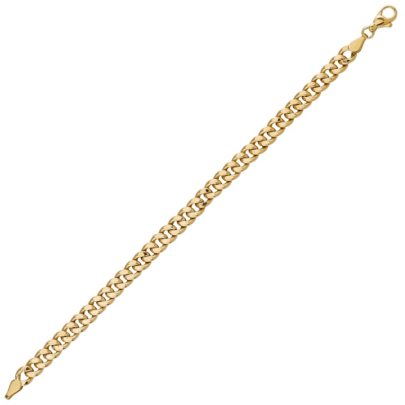 10K GOLD BRACELET - 7.25''X6.8MM