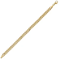 10K GOLD BRACELET - 7.25''X6.8MM