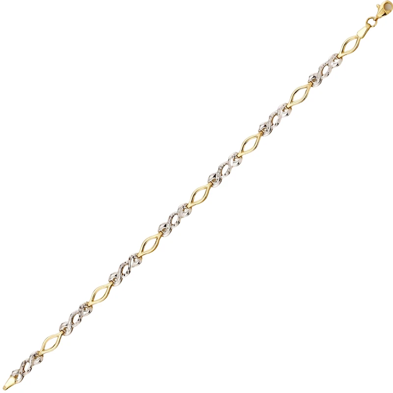 BRACELET EN OR 10K - 7.25’’