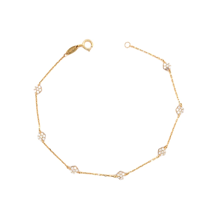 BRACELET EN OR 10K– 7.75’’