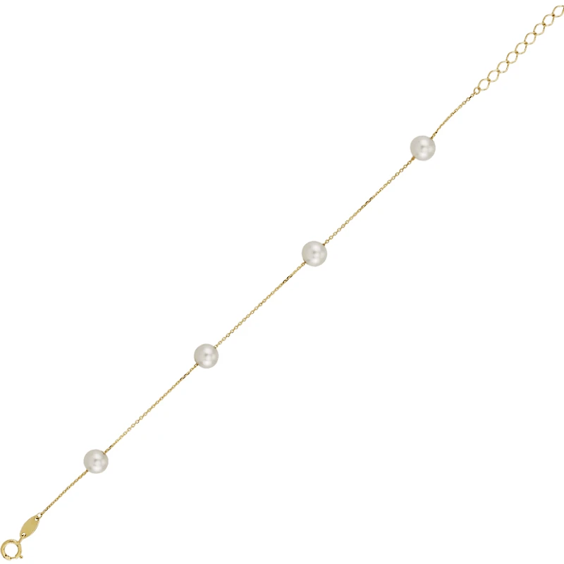 BRACELET OR JAUNE 10K - 7.25''