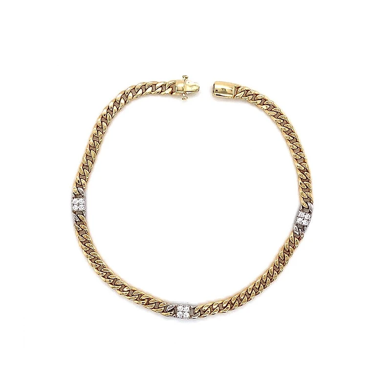 BRACELET EN OR 10K– 7.25’’