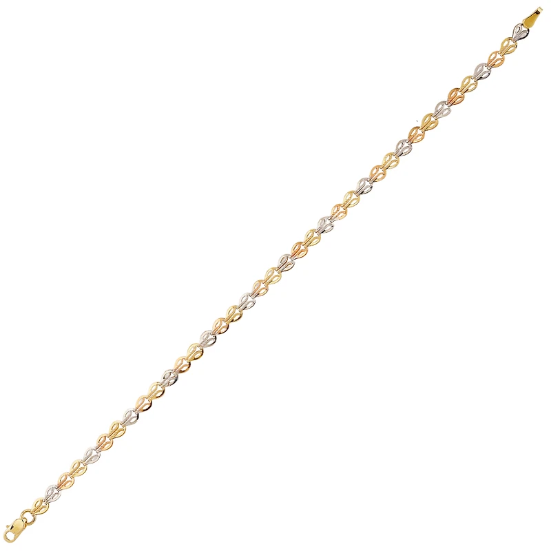 10K 2 TONE GOLD BRACELET