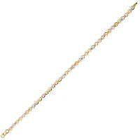10K 2 TONE GOLD BRACELET