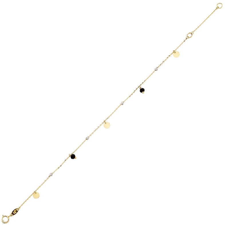 10K 2-TONE GOLD BRACELET