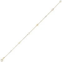 10K 2-TONE GOLD BRACELET