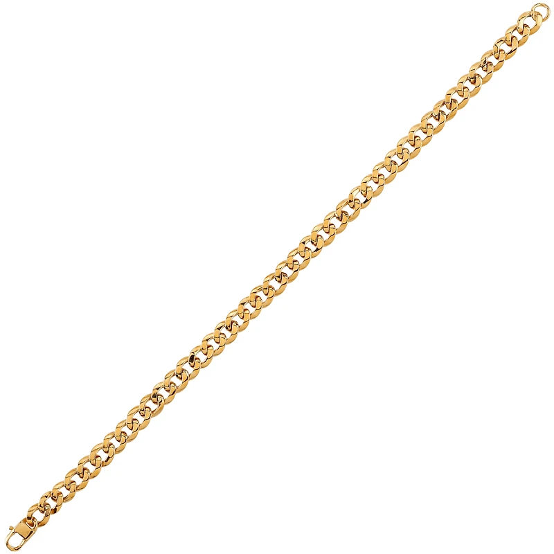 10K YELLOW GOLD BRACELET - 7.25''
