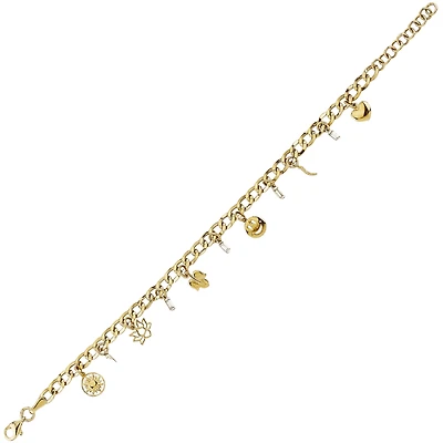 BRACELET OR 2 TONS 10K