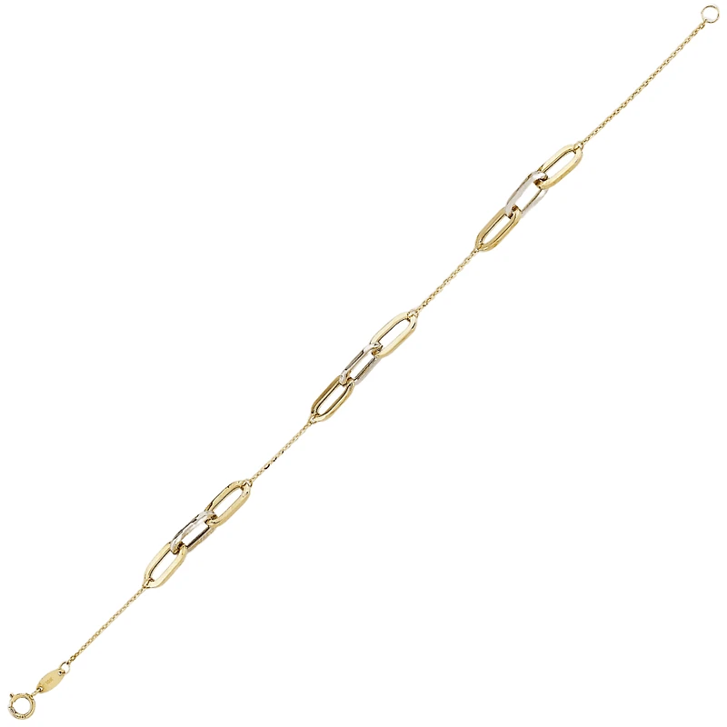 BRACELET OR 2 TONS 10K