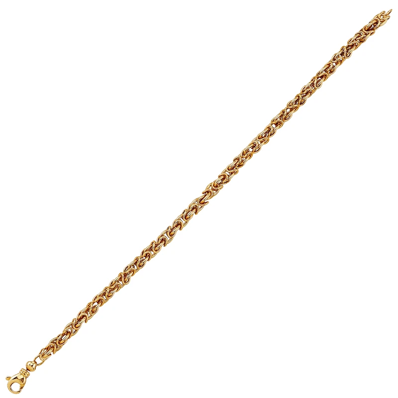 10K YELLOW GOLD BRACELET - 7.25''