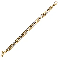 BRACELET OR 2 TONS 10K