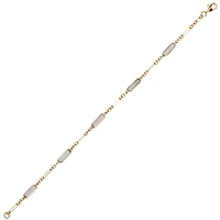 10K YELLOW GOLD BRACELET - 7.5''