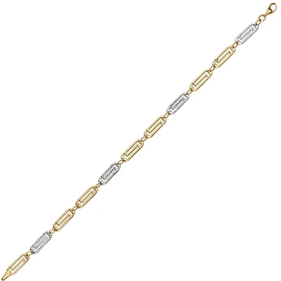 10K TONE GOLD BRACELET