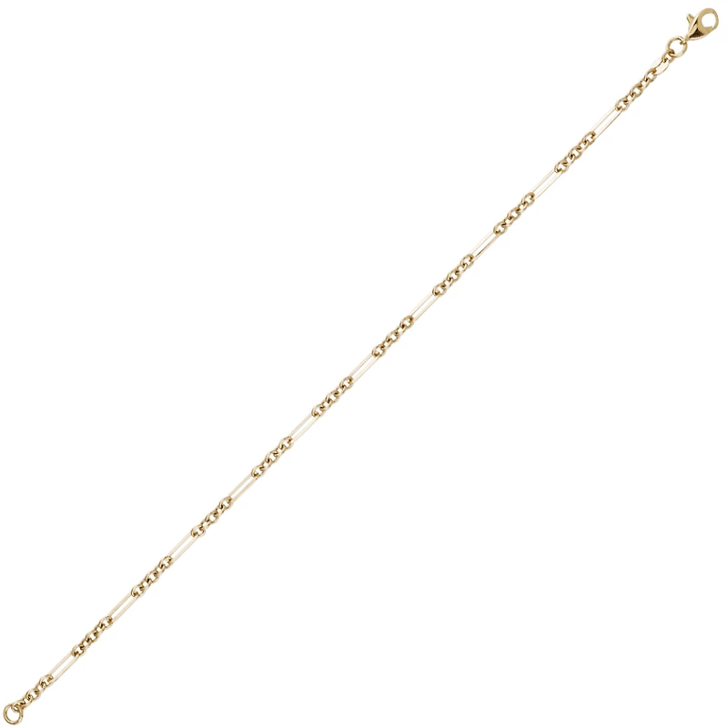 10K YELLOW GOLD BRACELET - 7.5''