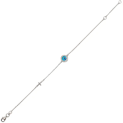 10K WHITE GOLD BRACELET - 7.5''