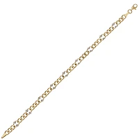 10K YELLOW GOLD BRACELET - 7.5''