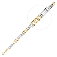 10K GOLD BRACELET - 8.5''