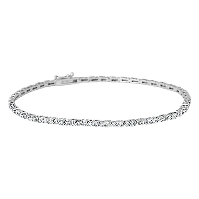 10K WHITE GOLD BRACELET
