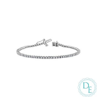 14K GOLD TENNIS BRACELET