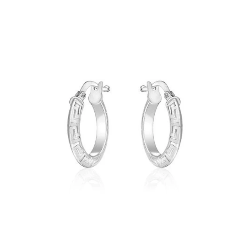 ANNEAUX 10MM EN OR BLANC 10K
