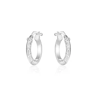 ANNEAUX 10MM EN OR BLANC 10K